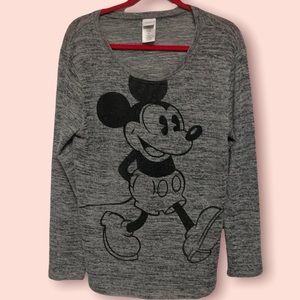 DISNEY Mickey Mouse Long Sleeve Knit Top